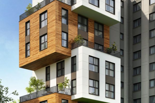 Modern,Residential,Building,In,The,City.,Beautiful,Modern,Architecture.,3d Modern,Residential,Building,In,The,City.,Beautiful,Modern,Architecture.,3d